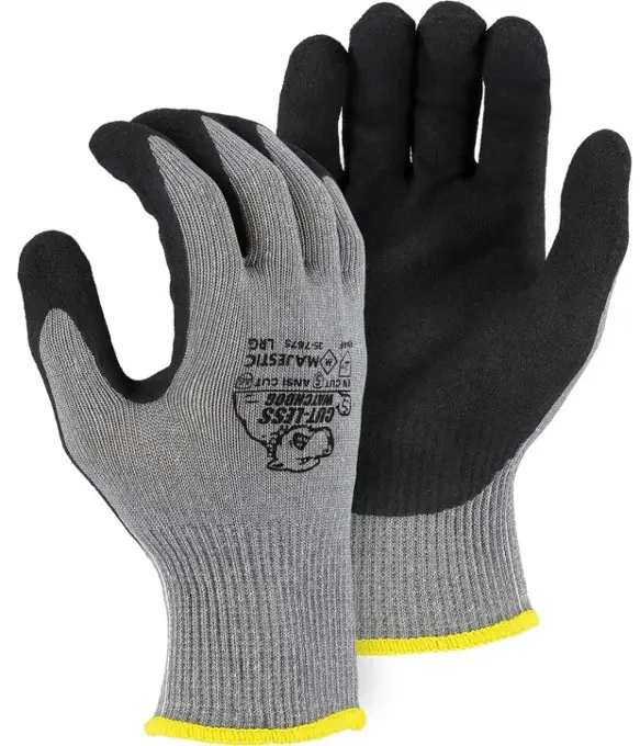 Sandy Nitrile Palm Dipped Extreme Cut Resistant Glove - 35-7675: click to enlarge