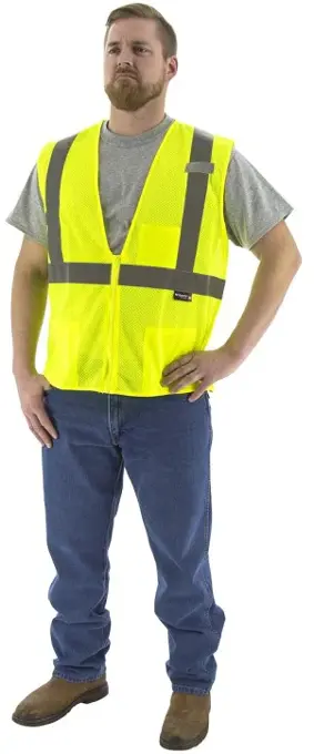 High Visibility Mesh Vest - 75-3201-2: click to enlarge