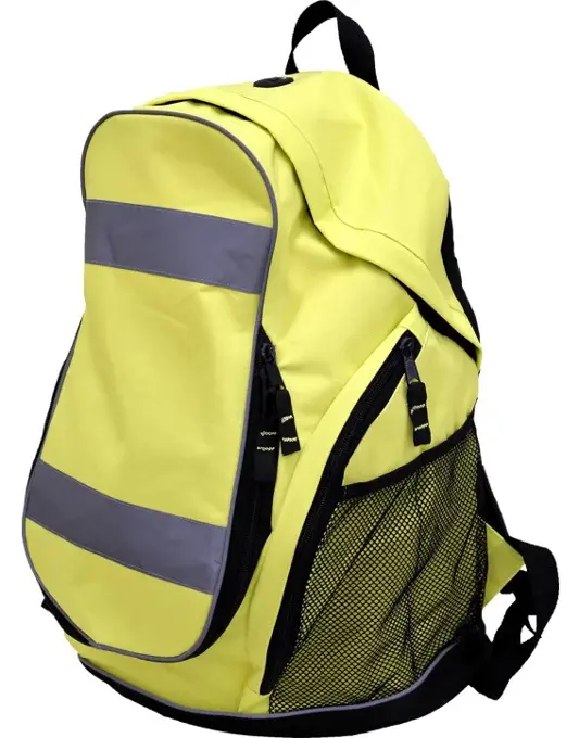 High Visibility Yellow Backpack - 8052: click to enlarge