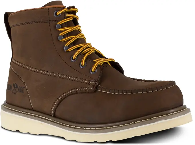Reinforcer Brown 6 in Wedge Work Boot - IA5061: click to enlarge