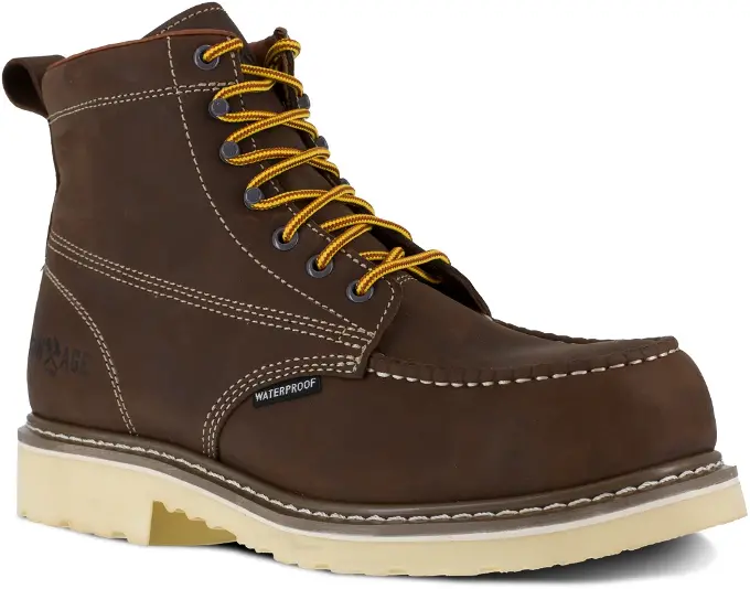Solidifier Brown 6 inch Waterproof Work Boot - IA5062: click to enlarge