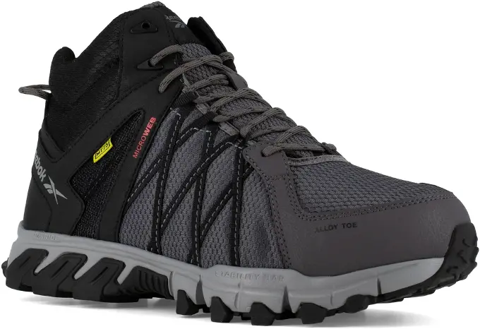 Trailgrip Work Hiker with CushGuard™ - Grey & Black - RB344: click to enlarge