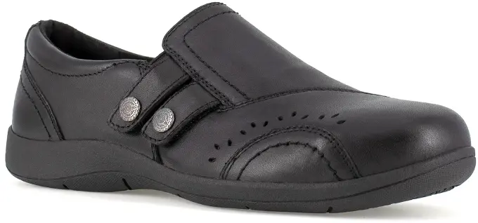 Daisey Work Women's Black Safety Toe Slip-On - RK761: click to enlarge