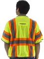 Mesh Vest with DOT Striping and D-Ring Pass - 75-3325