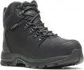 Grayson Mid Steel-Toe Black Boot - W211042