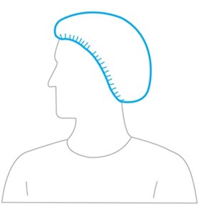 PolyGard™ Bouffant Cap - 1821: click to enlarge