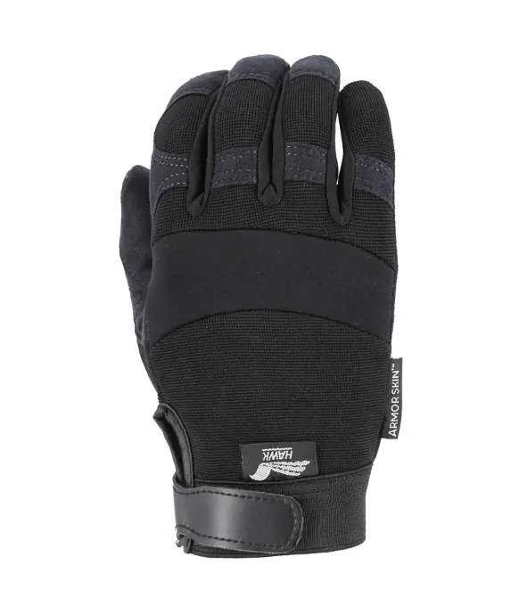 Armor Skin™ Mechanics Glove with Black Knit Back - 2137BK: click to enlarge