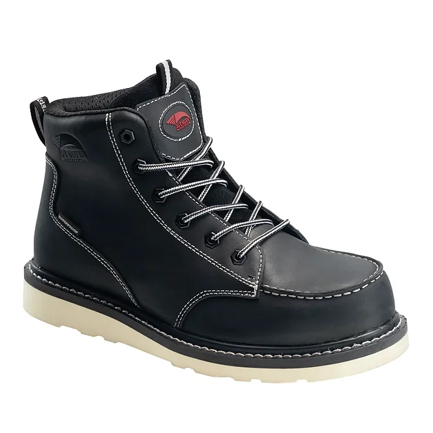 MOC Wedge Work Boot, WP, Carbon, Black A7508: click to enlarge