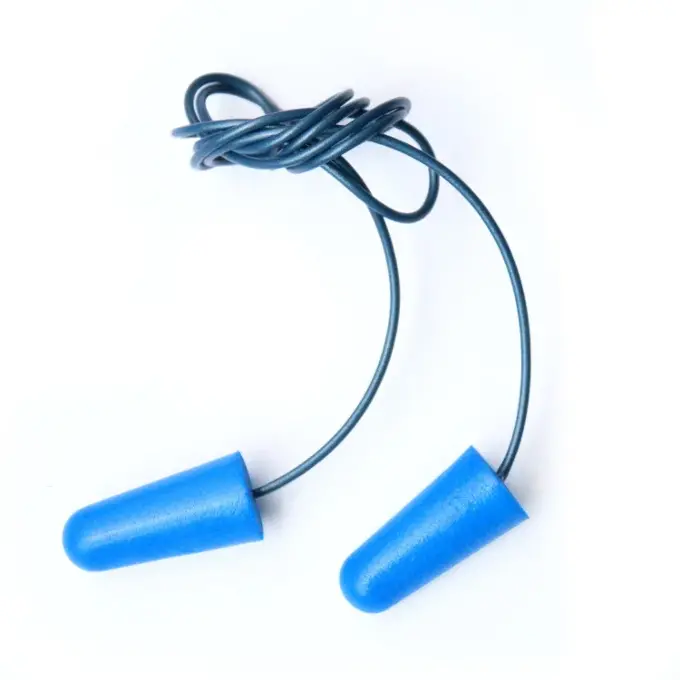 Ear Plugs, Encore™, Metal-Detectable, Foam, Corded - EPRCMD01: click to enlarge