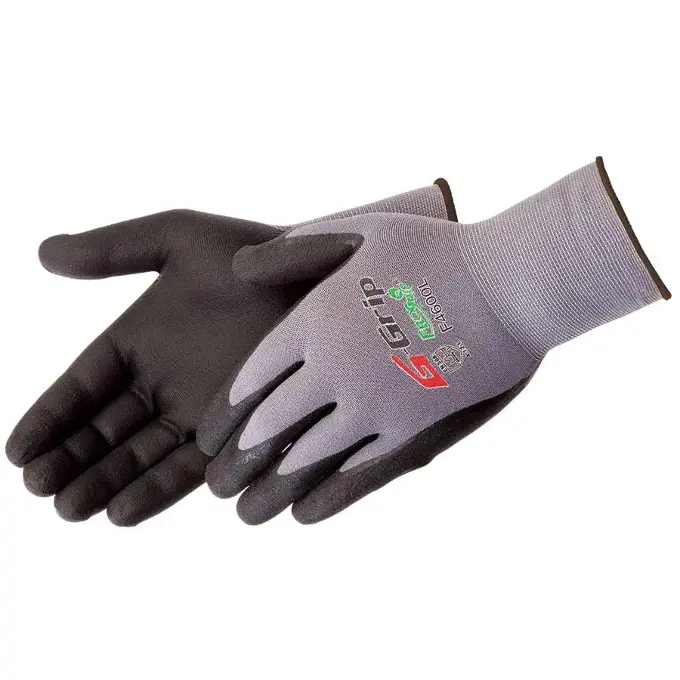 G-GRIP™ Black Micro-Foam Nitrile Palm Coated - F4600: click to enlarge