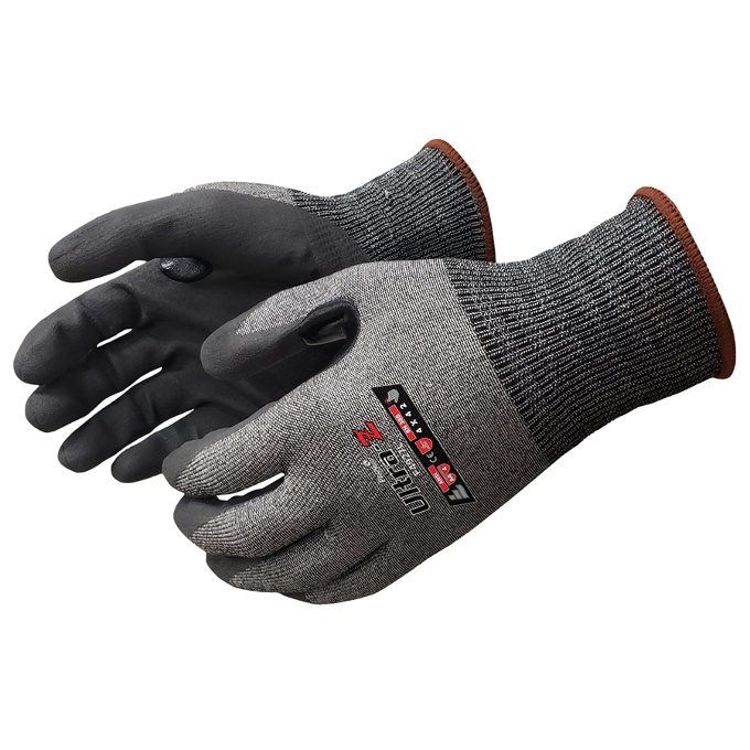 ULTRA-Z® Gray Proprietary Foam Cut Resistant Gloves, ANSI A4: F4927: click to enlarge