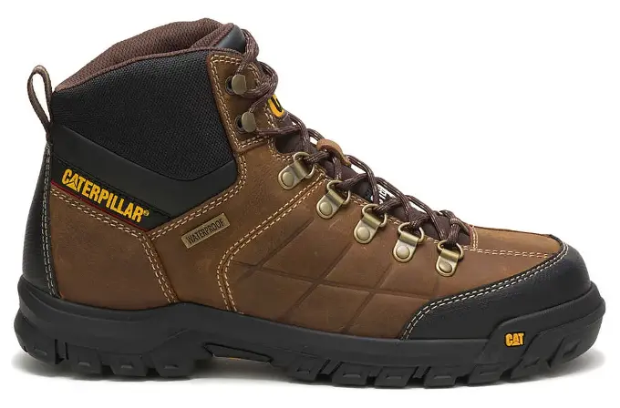 Cat's Men's Threshold Waterproof Steel Toe Work Boot Brown P90935: click to enlarge