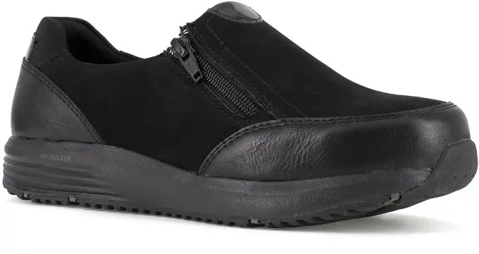 truStride Work Women's Black Slip-On Work Oxford - RK500: click to enlarge