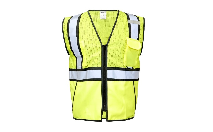 Reflective Color Contrast Vest - 1596: click to enlarge