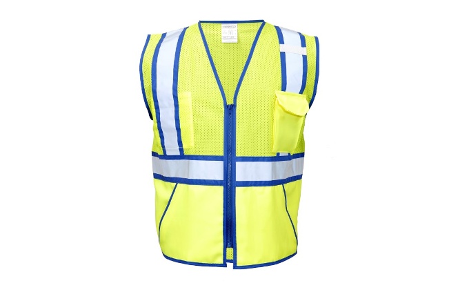 Reflective Color Contrast Vest - 1598: click to enlarge