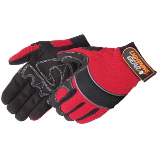 Lightning Gear™ Crimson Warrior™ Synthetic Mechanic Gloves - 0915