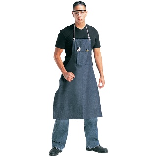 Durawear™ Blue Denim Apron with 1 Pocket - 1348P1