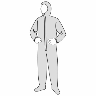 PermaGard II™ Coverall - Attached Hood & Boots - C18122