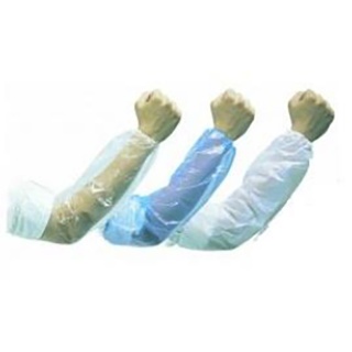 Durawear™ 18in Blue Disposable Polyethylene Sleeves - 2818B
