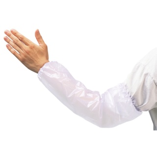Durawear™ 18in White Disposable Polyethylene Sleeves - 2818W