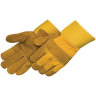 Premium Bourbon Brown Cowhide with Yellow Canvas Back - 3255