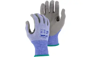 Cut-Less Korplex Glove with Foam Nitrile Palm, 18 Gauge, ANSI A4 - 33-1465