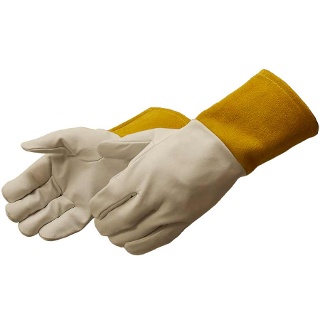 Premium Grain Pearl Pigskin Leather Welder Gloves - 7730