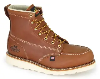 American Heritage 6in Tobacco Safety Moc Toe Maxwear Wedge™ - 804-4200