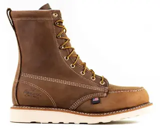American Heritage 8in Trail Crazy Horse Safety Toe Moc Toe Maxwear Wedge™ 804-4478