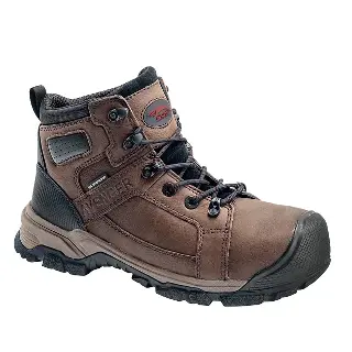 Ripsaw Work Boot Men's MID Work Boot, WP, Alloy, Brown A7336