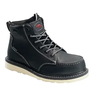 MOC Wedge Work Boot, WP, Carbon, Black A7508