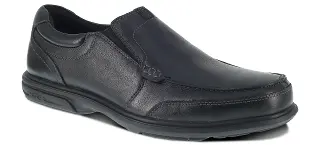 Loedin Men's Black Slip-On Oxford - FS2020