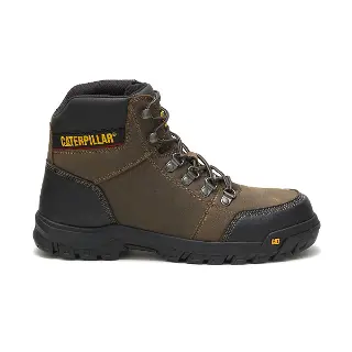 Cat's Men's Outline Steel Toe Work Boot Gull Grey P90802