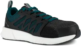 Fusion Flexweave Work Shoe - Teal and Black - RB314