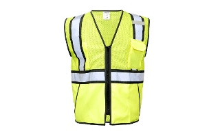 Reflective Color Contrast Vest - 1596