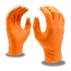 Disposable, Nitri-Cor® Z-Tread, Food Service, Nitrile, Powder Free, 6 mil, Orange - 4093