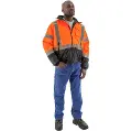 High Visibility Waterproof Jacket with Removable Fleece Liner 75-1311