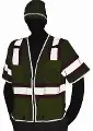 Mesh Vest with DOT Striping and D-Ring Pass - 75-3325