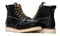 American Heritage 6in Black Safety Moc Toe Maxwear Wedge™ - 804-6201