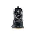 Women's MOC Wedge Work Boot, WP, Carbon, Black A7552