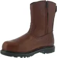 Hauler Men's Brown 10 in. Waterproof Work Boot - IA0195