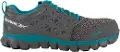 Sublite Cushion Work Shoe - Grey and Turquoise - RB045