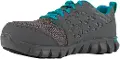 Sublite Cushion Work Shoe - Grey and Turquoise - RB045