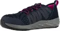 Astroride Work Shoe - Dark Navy and Purple - RB308