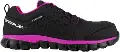 Sublite Cushion Work Shoe - Black and Pink - RB491