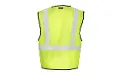 Single Pocket Hook & Loop Mesh Vest - Economy - 1193