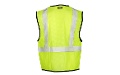 Single Pocket Zipper Mesh Vest - Economy - 1519