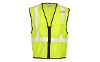 Single Pocket Zipper Mesh Vest - Economy - 1519