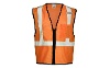 Single Pocket Zipper Mesh Vest - Economy - 1520