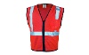 Single Pocket Zipper Mesh Vest - Economy - 1719